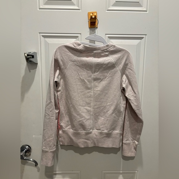 Lululemon Side Zip Sweatshirt Tan size 4 - Picture 2 of 4